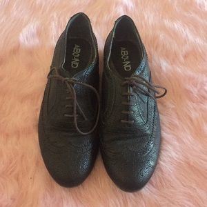 Abound black lace up shoes